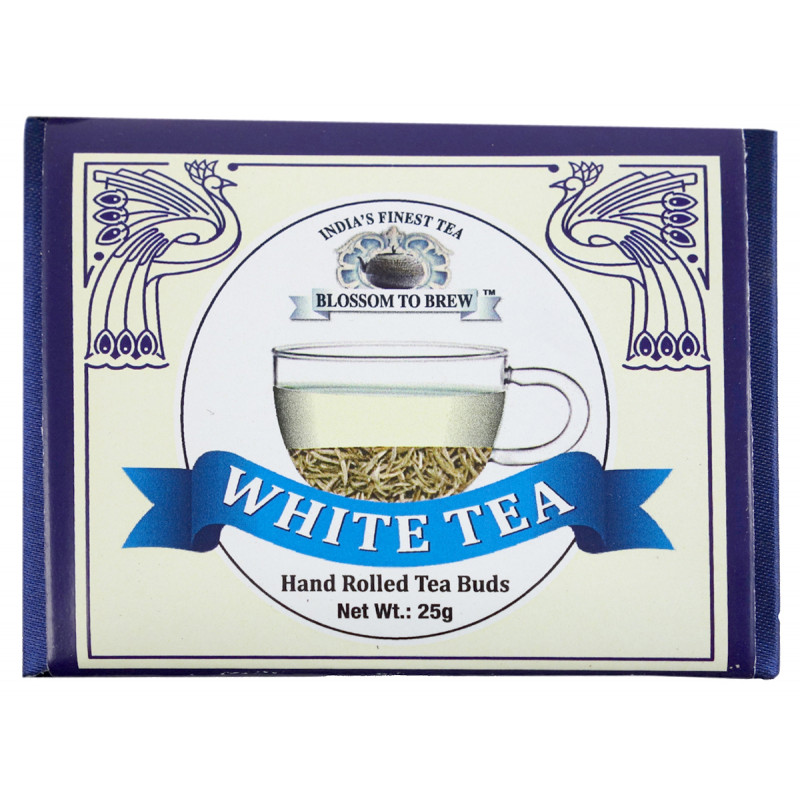 WHITE TEA 25 GM SILVER PAPER PACKING 