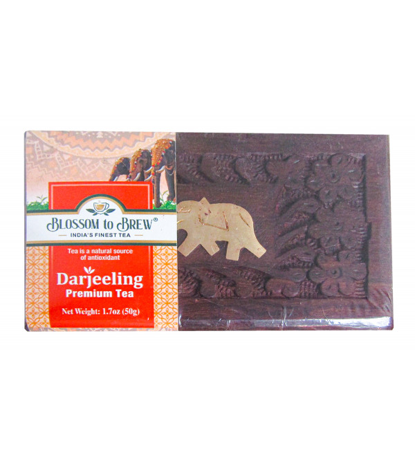 Darjeeling Premium Tea 50 Gms Wooden Box