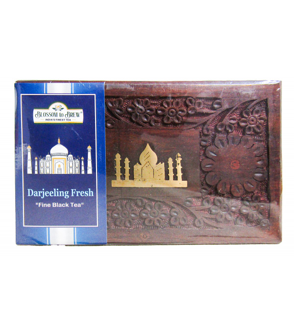 Darjeeling Fresh Tea 150 Gm Wooden Box