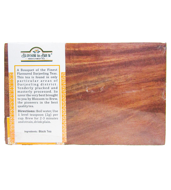 Finest Darjeeling Tea 100 Gm Wooden Box 
