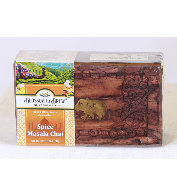 Spices Chai 50 Gms Wooden Box