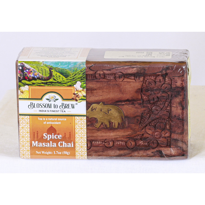 Spices Chai 50 Gms Wooden Box