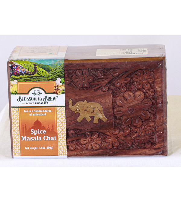 Spice Chai 100 Gm Wooden Box