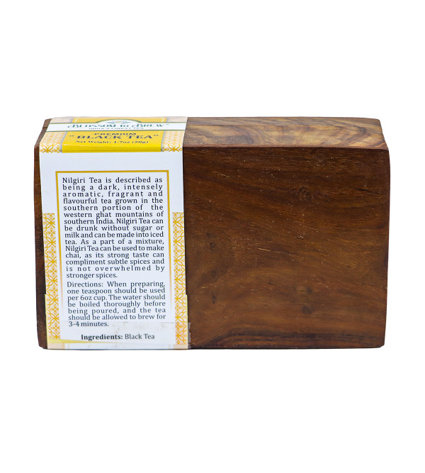 Premium Black Tea 50 Gms Wooden Box 