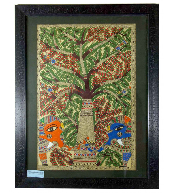 Handicraft Madhubani painting 26x20cm