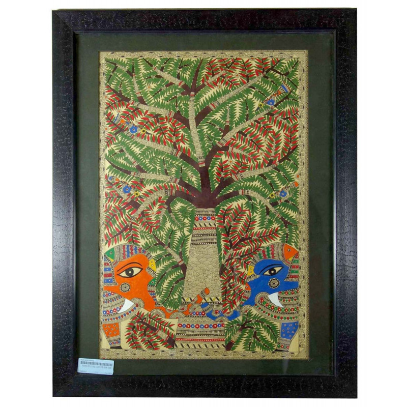 Handicraft Madhubani painting 26x20cm