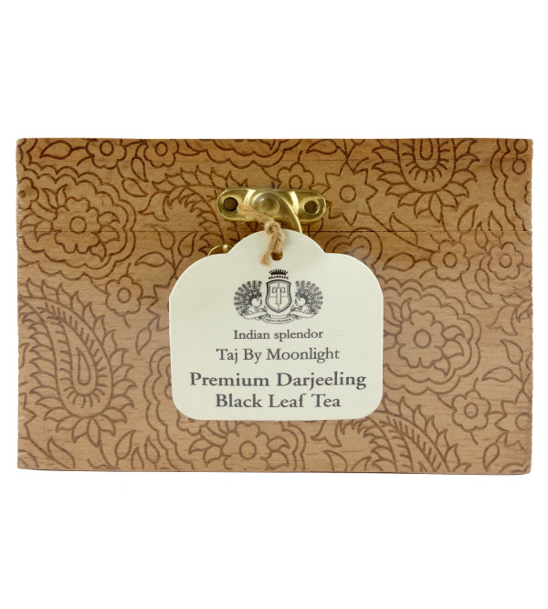 WOODEN CHESTLET PREMIUM DARJEELING BLACK LEAF TEA 125 GM ASSORTED