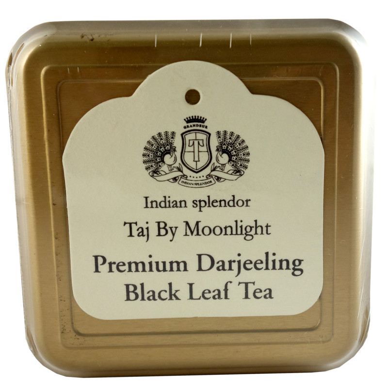 PREMIUM DARJEELING BLACK LEAF TEA 125 GM ASSORTED METAL CADDY