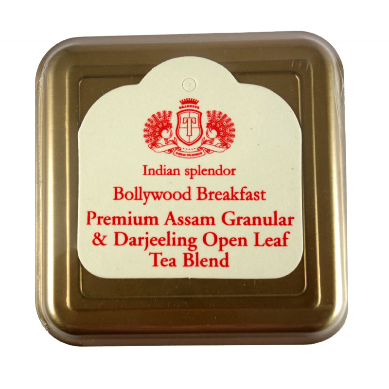 PREMIUM ASSAM GRANULAR AND DARJEELING OPEN LEAF TEA 125 GM ASSORTED METAL CADDY