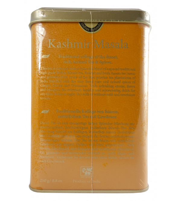 KASHMIR MASALA ASSAM BLACK LEAF TEA 250 GM ASSORTED METAL CADDY