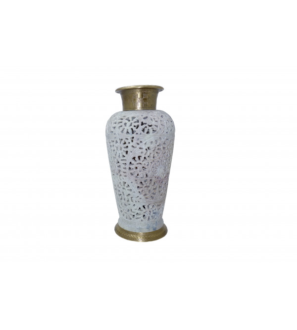 FLOWER VASE SOAPSTONE 8 inch