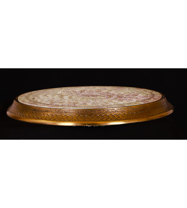 Soap Stone Travit 18 Cm  with  Brass 