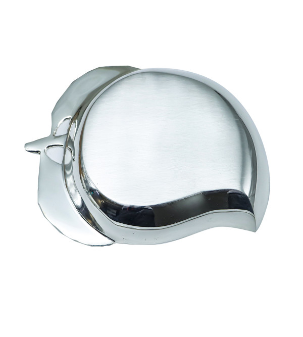 Silver Plated Bowl With Mango Leaf Shape – 1 Piece (7 Inch)