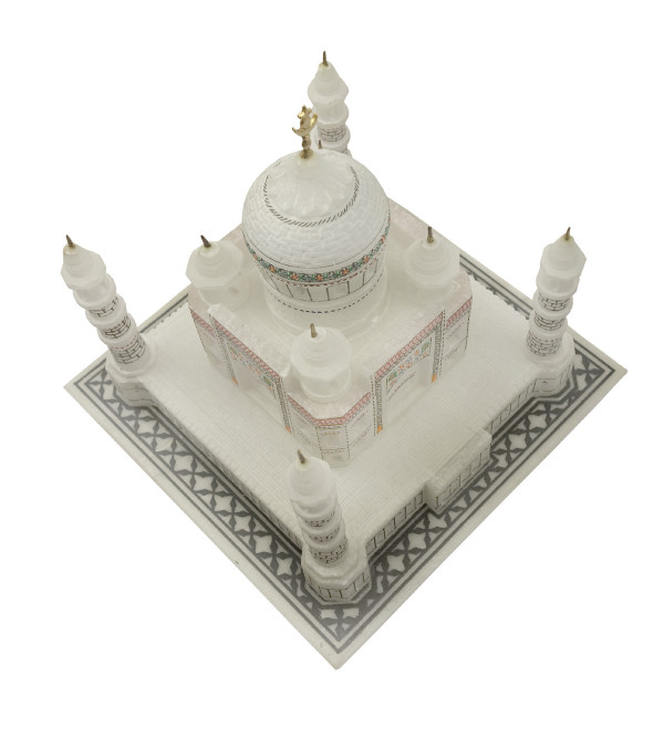 HANDICRAFT MARBLE ALABASTER TAJ MAHAL 4 inch  