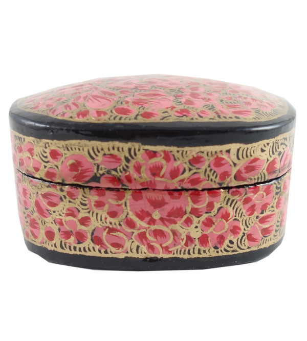 PAPER MACHE PILL BOX 3 INCH ASSORTED SHAPE AND COLOR