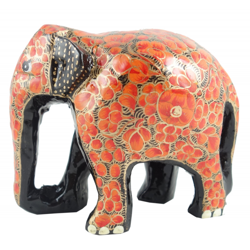 PAPER MACHE ELEPHANT 3 INCH ASSORTED COLOR