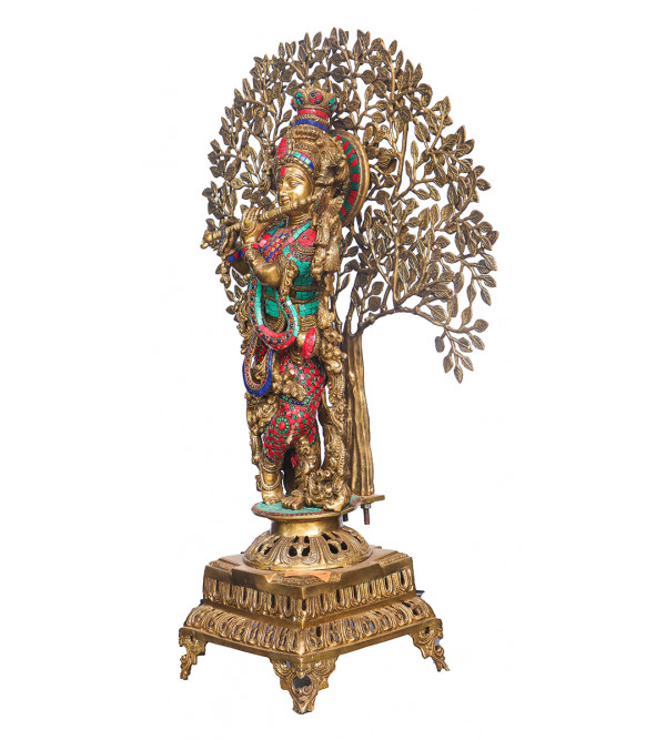 Brass Krishna Super Fine Tree 35 Inch 30.100 Kg