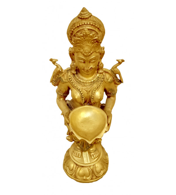 Deep Laxmi Handcrafted In Brass Size 29 Inches