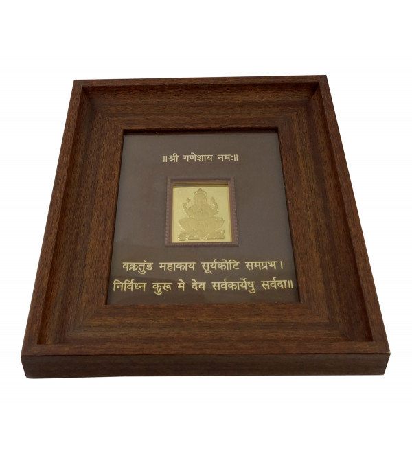 HANDICRAFT WALL MEMENTO GOLD PLATED ASSORTED WOODEN FRAME