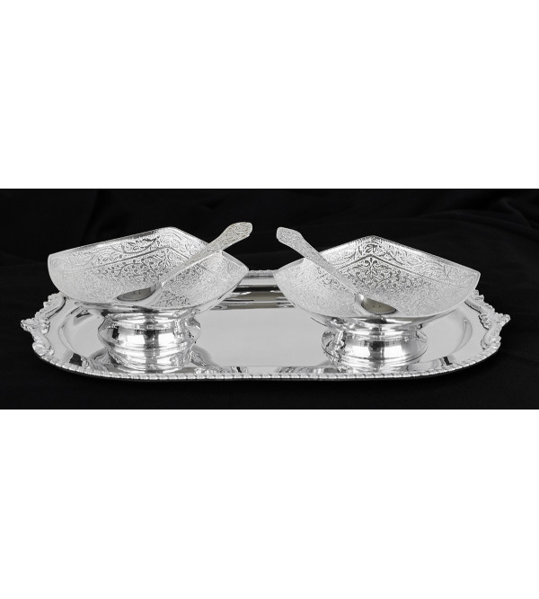 5 Pcs Set Tray Bowl Spoon 