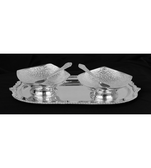 5 Pcs Set Tray Bowl Spoon 