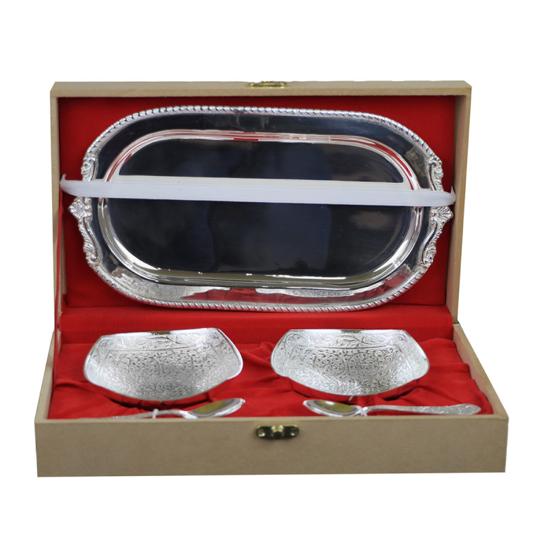 5 Pcs Set Tray Bowl Spoon 