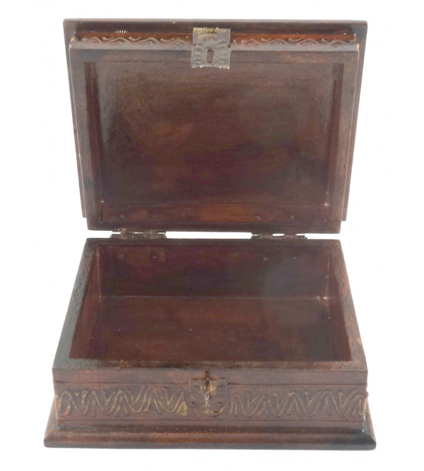 HANDICRAFT WOODEN BOX 5 INCH