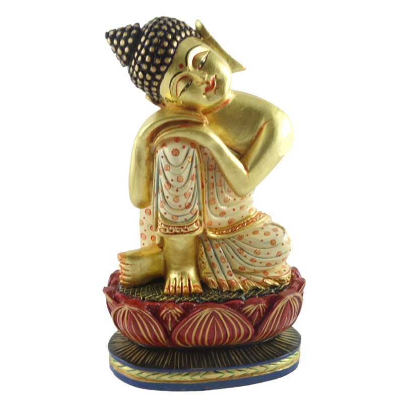 HANDICRAFT BUDDHA PAINTED