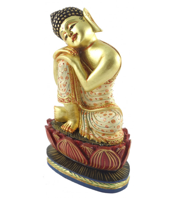 HANDICRAFT BUDDHA PAINTED