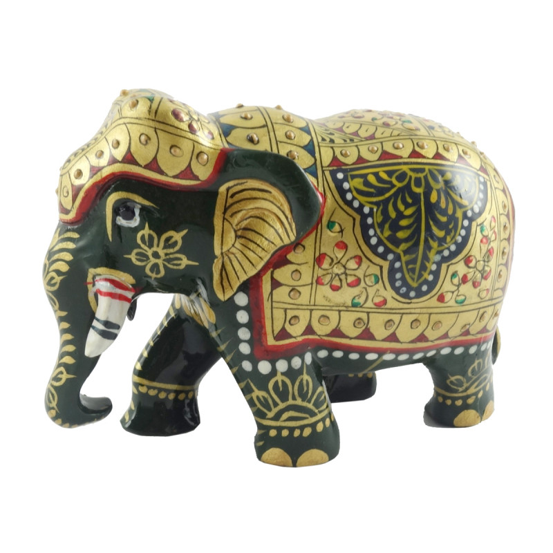 HANDICRAFT PAINTED ELEPHANT PATHA 3 INCH