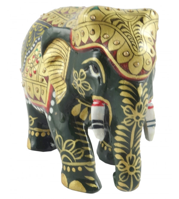 HANDICRAFT PAINTED ELEPHANT PATHA 3 INCH