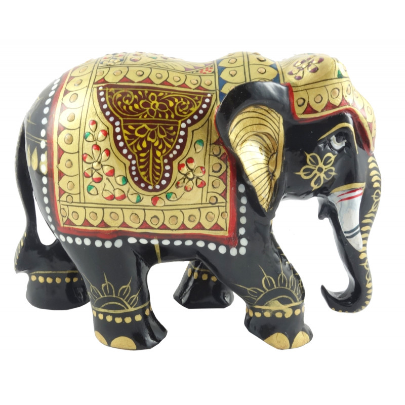 HANDICRAFT PAINTED ELEPHANT PATHA 4 INCH