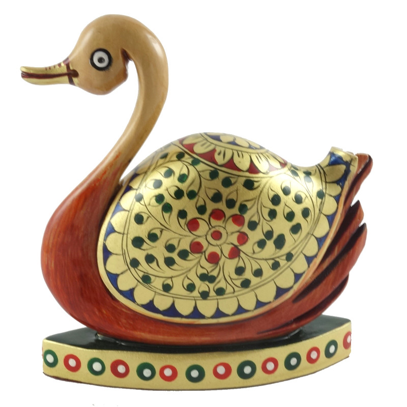 HANDICRAFT DUCK PAINTED 4 INCH