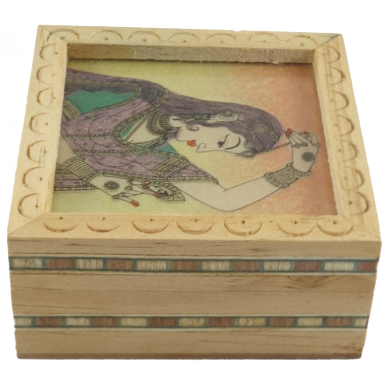 HANDICRAFT BOX C STONE 3X3 INCH