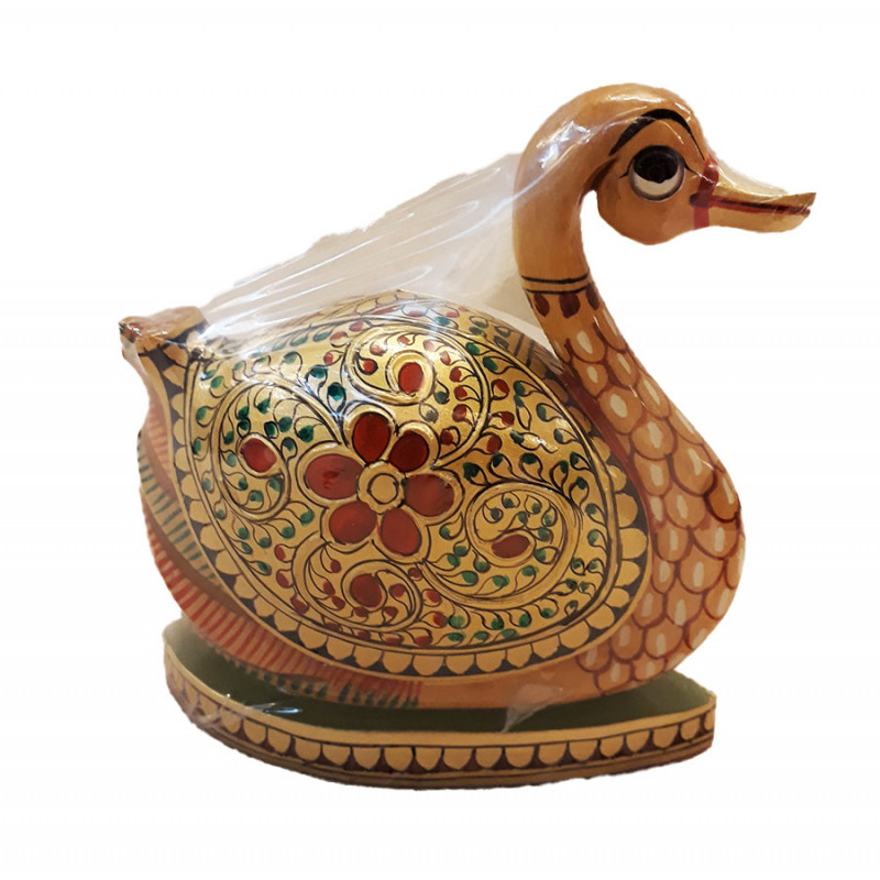 Kadamba wood Handcrafted and Hand painted Duck