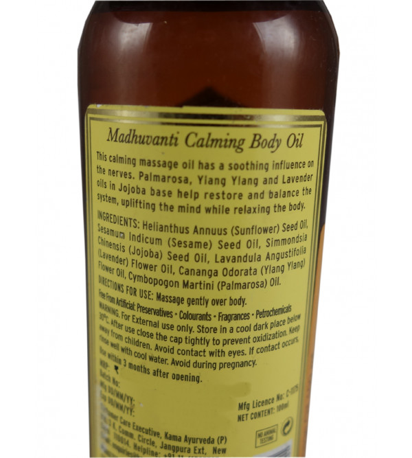 Madhuvanti Massage Oil 100 ml