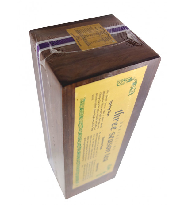 THREE SEASONAL TEA DARJEELING WOODEN BOX 300 GMS