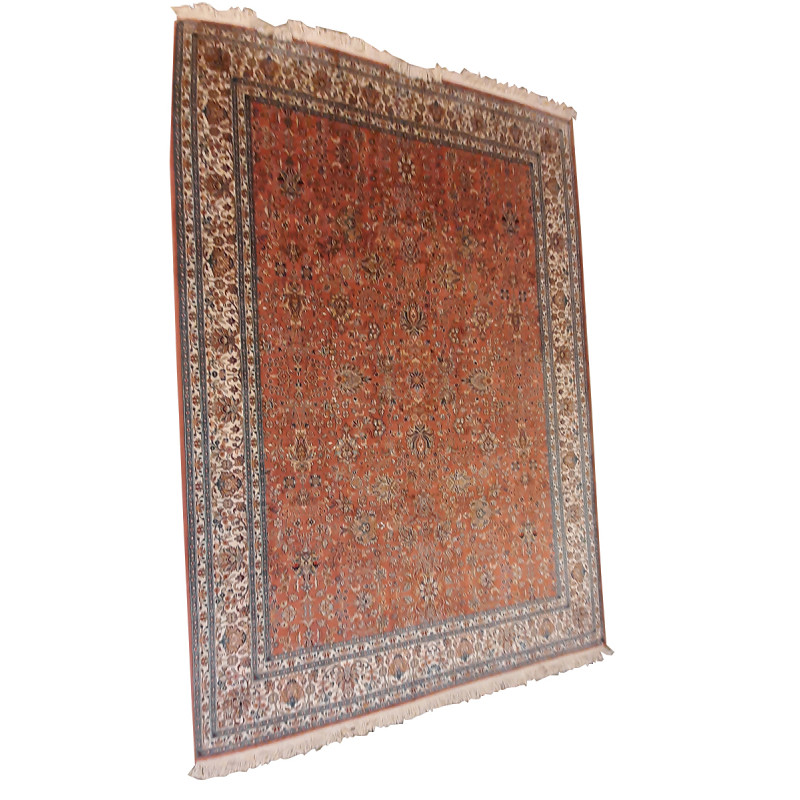 Kashmir Carpet Handknotted Silk/Silk, 5.5x8 ft, 28x28  knot. assorted design