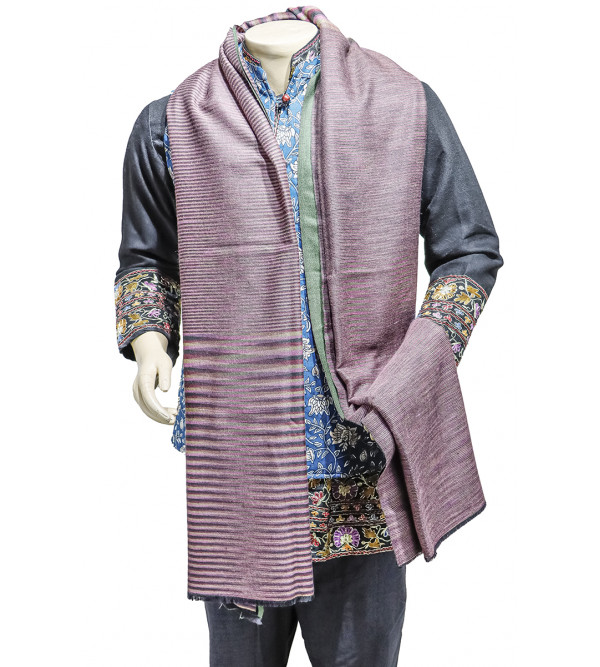 Pure Pashmina Stole Revesible Double Shade 