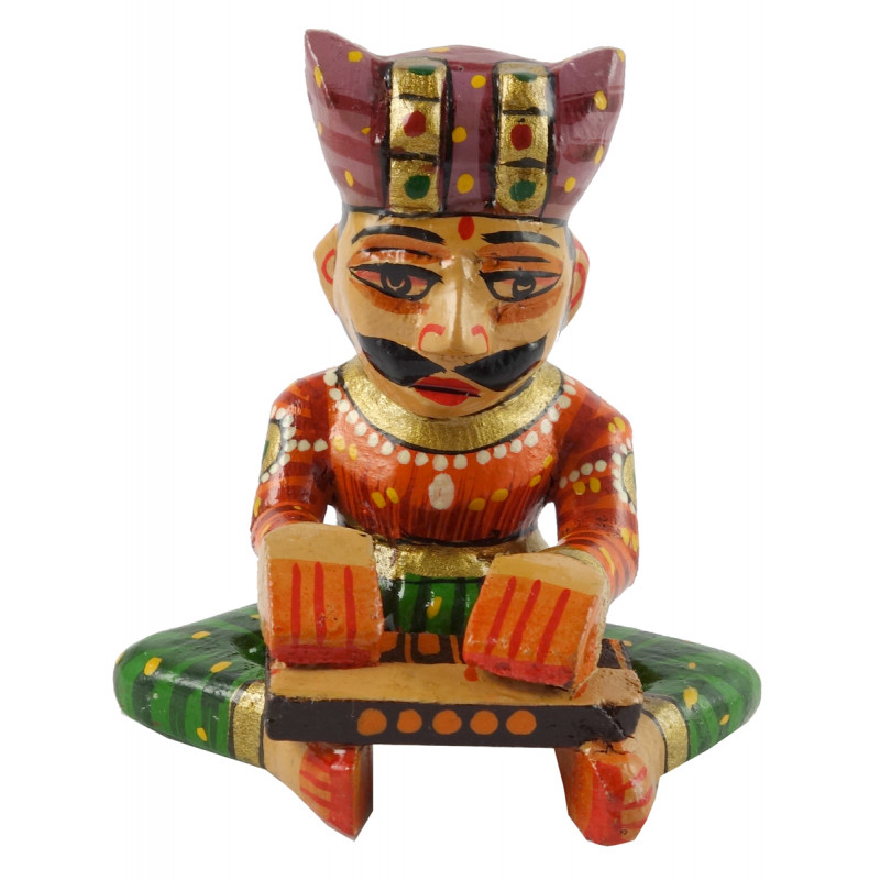 HANDICRAFT WOODEN TOYS MUSICIAN 3 INCH 