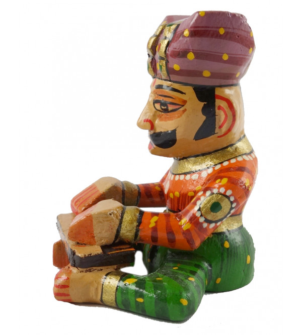 HANDICRAFT WOODEN TOYS MUSICIAN 3 INCH 