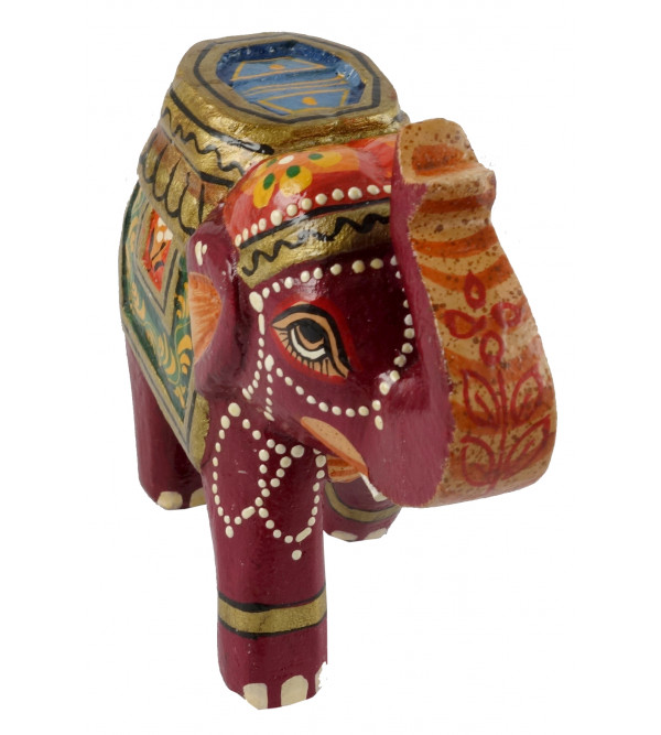 HANDICRAFT WOODEN ELEPHANT 4 INCH 