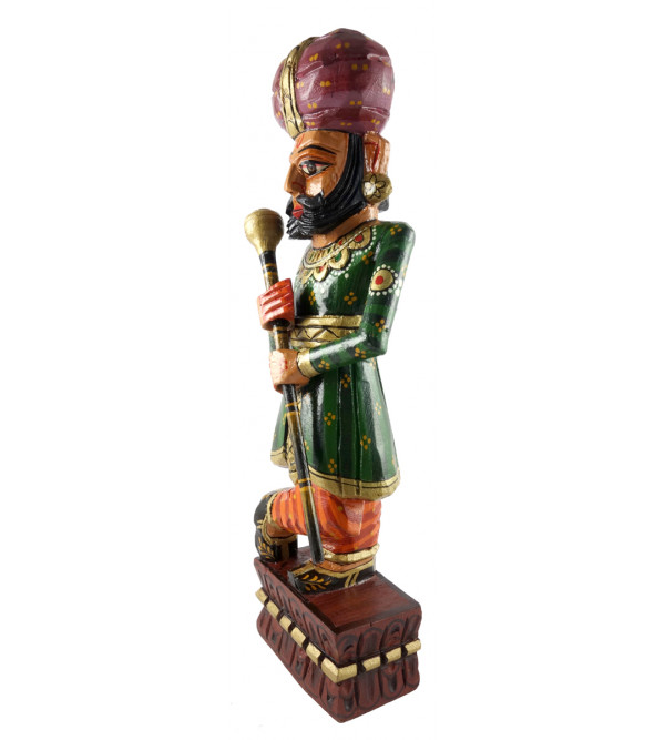 HANDICRAFT WOODEN DARBAN 15 INCH 