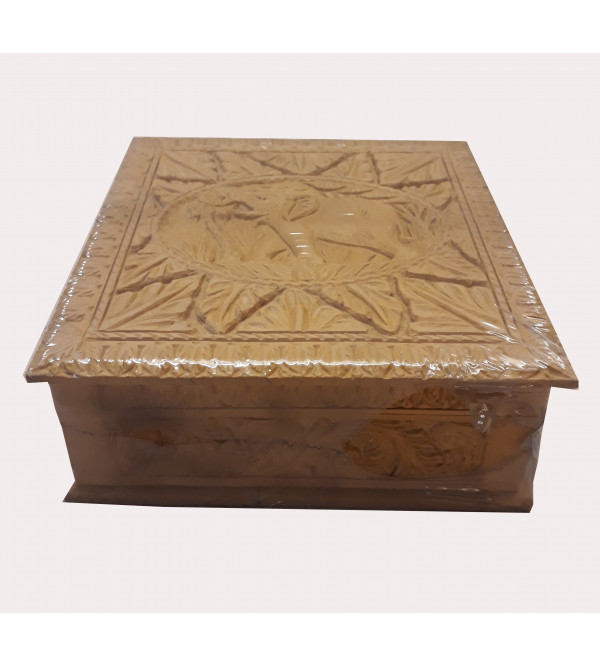 Wooden Jwellery Box 6 X 6 X  2 Inch