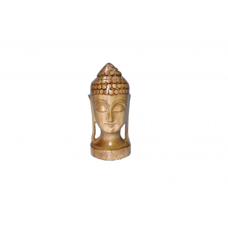 KADAM WOOD BUDDHA HEAD 4 INCH