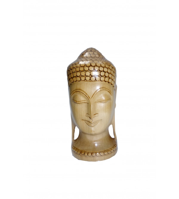 KADAM WOOD BUDDHA HEAD 5 INCH