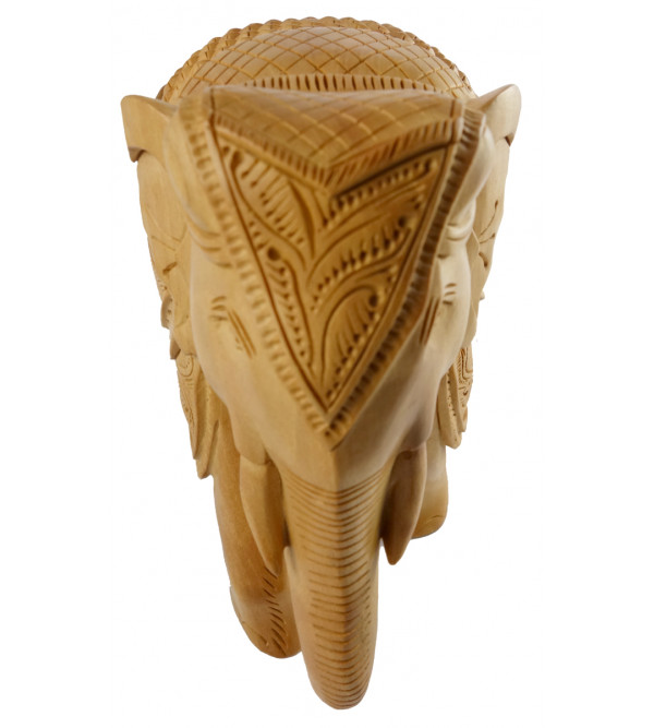 HANDICRAFT KADAM WOOD ELEPHANT CARVED 3 INCH 