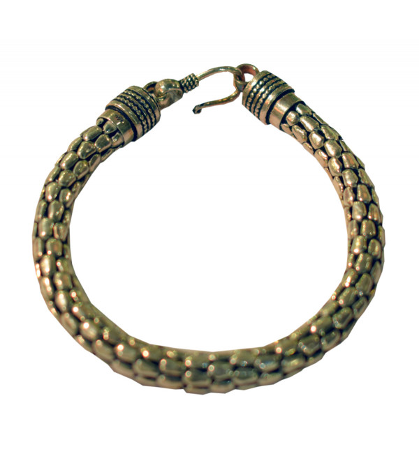  Silver Oxidised Bracelets Snake Design 