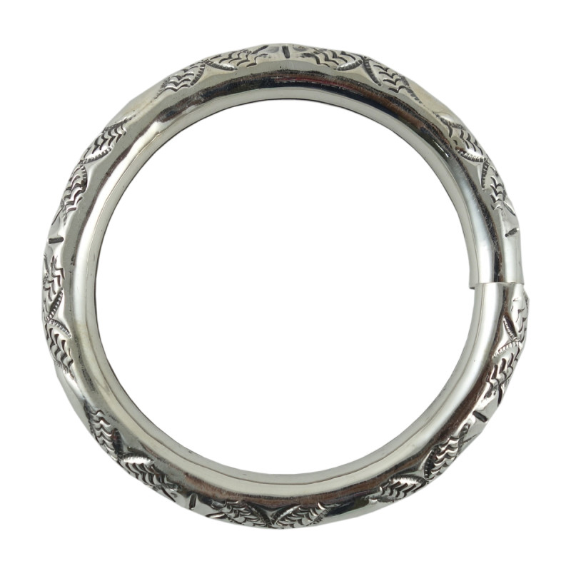 Handicraft Silver Bangle 92.5% Purity