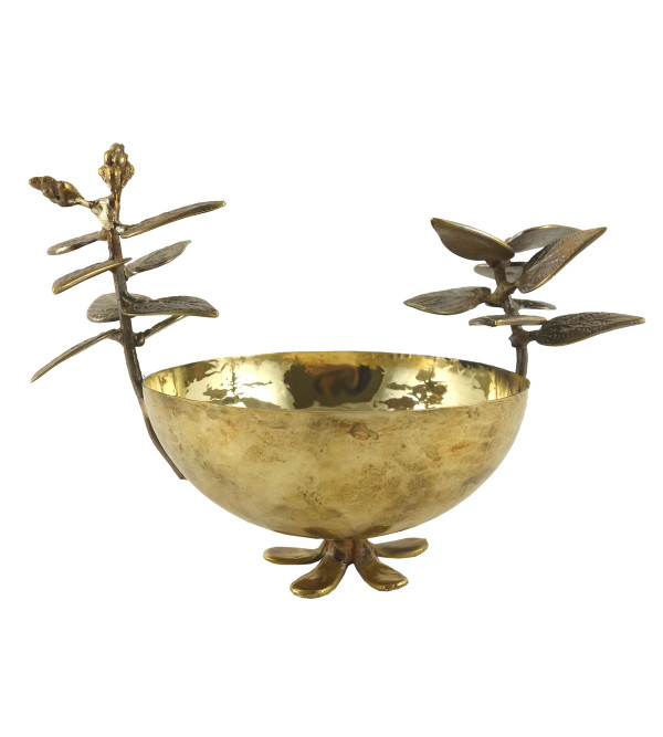 HANDICRAFT Kadamb leaf bowl 4.5 INCH 